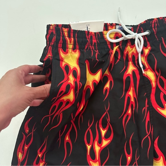 Trunks Surf & Swim Co Sano Short Flame Print Size L Men - Picture 5 of 14